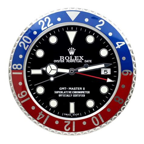 rolex style wall clock.